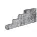 Blockstone getrommeld 45x15x15 cm Kilimanjaro