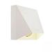Wall Wedge Alu. White 1W Warm White