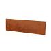 Kantopsluiting Single 300x10 cm Corten