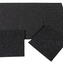 Tegeldrager 10x10x1 cm Zwart