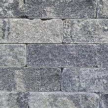 Splitrock getrommeld 32x13x11 cm grijs/zwart