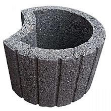 Cirkelflor 48x38x30 cm Zwart