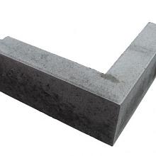 Hoekstuk 10x20 cm band 90 gr. uitw. Antraciet HD