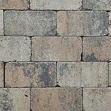 Antieke trommelsteen BSS 21x10,5x6 cm musselkalk