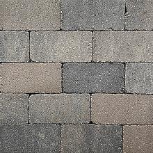 Antieke trommelsteen BSS 21x10,5x6 cm oud drachten