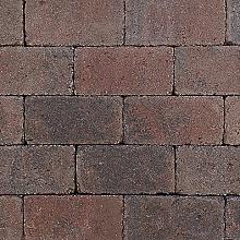 Antieke trommelsteen BSS 21x10,5x6 cm oud emmen