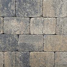 Antieke trommelsteen 21x14x7 cm musselkalk