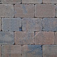 Antieke trommelsteen 21x14x7 cm oud emmen