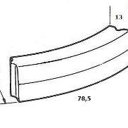 Band 13/15x25 cm R=1 uitw. VB