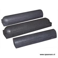 Plak stootband 95x20x11 cm 2x vlak Grijs