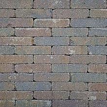 Antieke trommelsteen waalformaat 20x5x7 cm oud bussum