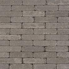 Antieke trommelsteen waalformaat 20x5x7 cm mangaan