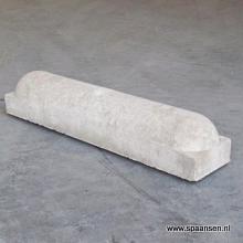 Stootband 95x20x17 cm 2x rond Grijs