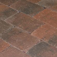 MB Drumstone 30x20x6 cm Rood Genuanceerd