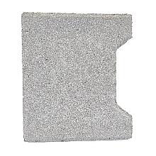 H-Profiel KOMO Begin/Eind 8 cm Grijs