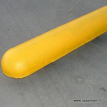 Plak stootband 95x20x11 cm 2x rond Geel