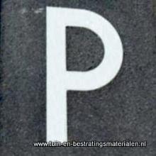 Teksttegel 30X30X6 cm Tekst 15 cm P