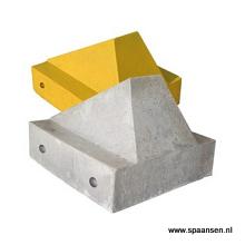 Schrikblok 60x50x40 cm Geel