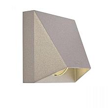 Wall Wedge Alu. Rose silver 1W Warm White