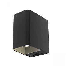 Wall ACE Down Dark Grey 3W Warm White