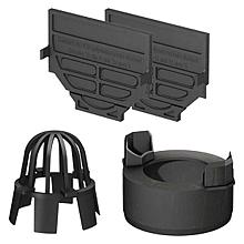 Hexaline eindplaten set met uitloop en bladkorf