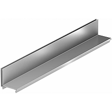 Slotline RVS opzetstuk 100 cm voor Euroline/Hexaline