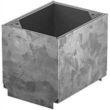 Slotline Verzinkt opzetstuk 100 cm met inspectieluik