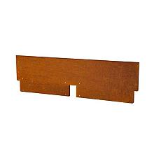 Kantopsluiting Double 300x16,5 cm Corten