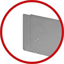 Kantopsluiting Koppelplaat 10 cm Verzinkt