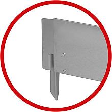 Kantopsluiting Koppelspies 10 cm Verzinkt