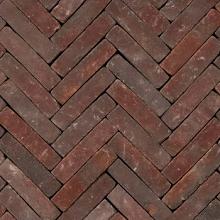 Natura getrommeld WF80 20×5×8,5cm Ruston rood paars bezand