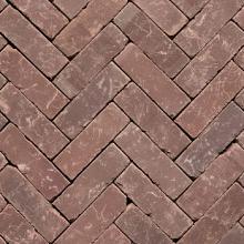 Vida getrommeld UDF60 20×6,5×6cm Auxo bruin rood bezand