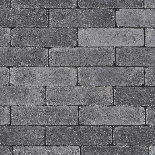 Stonique getrommeld dikformaat 21x7x8 cm antraciet