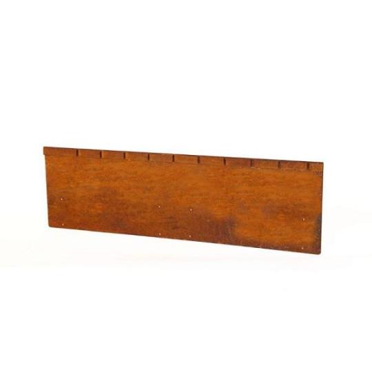 Kantopsluiting Single flex 300x10 cm Corten