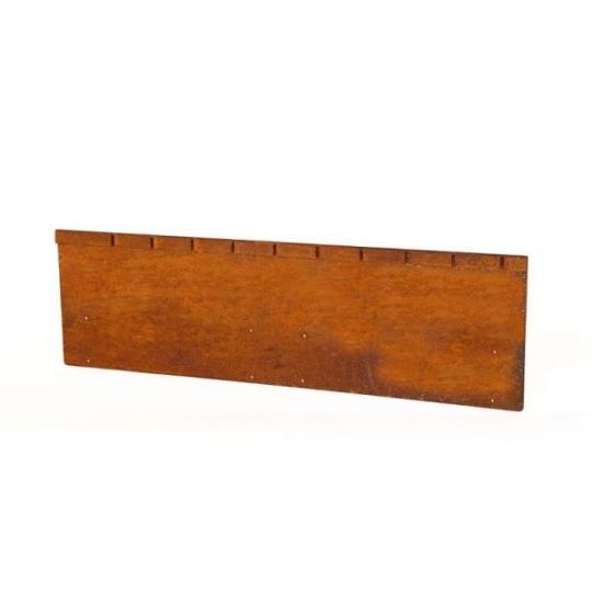 Kantopsluiting Single flex 300x27,7 cm Corten