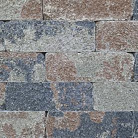 Splitrock getrommeld 32x13x11 cm tricolore