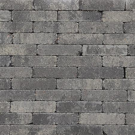 Jubileum getrommeld waalformaat 20x5x7 cm grijs-zwart