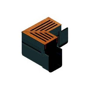 SlimLine hoekstuk incl corten rooster